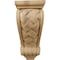 Ekena Millwork 4 1/2"W x 5"D x 10"H Medium Basket Weave Corbel, Cherry CORW04X05X10BWCH - alternate 2